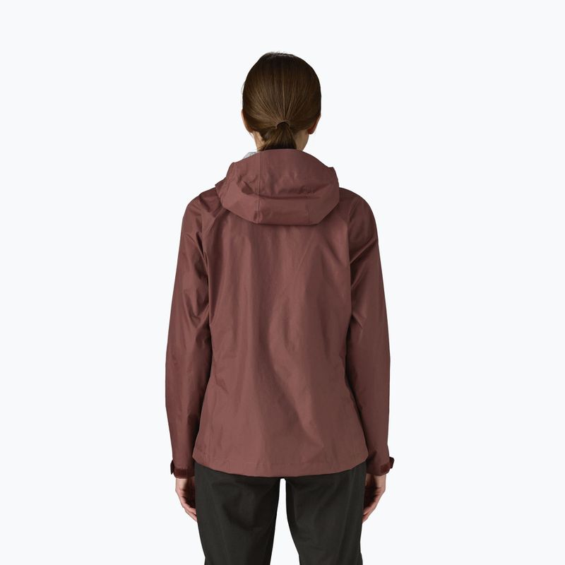 Moteriška lietaus striukė Patagonia Torrentshell 3L Rain dark ruby 2