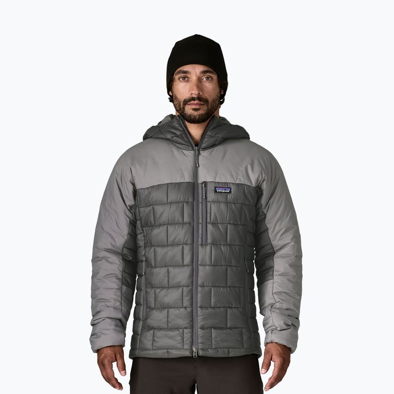 Vyriška pūsta striukė Patagonia Hi-Loft Nano Puff Hoody forge grey