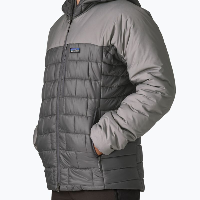 Vyriška pūsta striukė Patagonia Hi-Loft Nano Puff Hoody forge grey 4