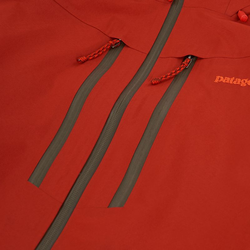 Vyriška lietaus striukė Patagonia Pluma Pro amanita red 3