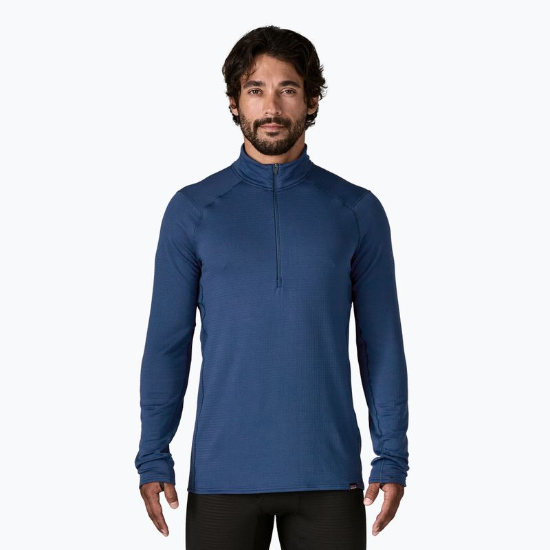 Vyriškas džemperis Patagonia Cap Termal Weight Zip Neck clement blue