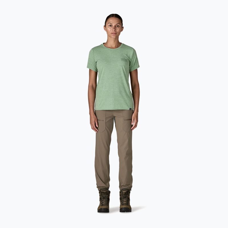 Moteriški marškinėliai Patagonia Cap Cool Daily Graphic Shirt strataspire / ellwood green x-dye 2