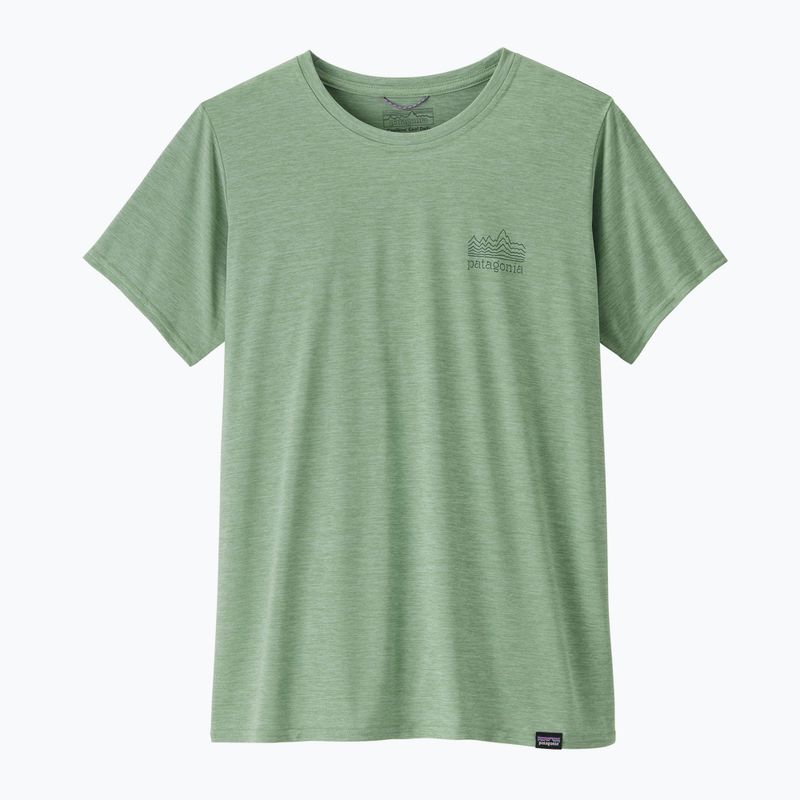 Moteriški marškinėliai Patagonia Cap Cool Daily Graphic Shirt strataspire / ellwood green x-dye 4