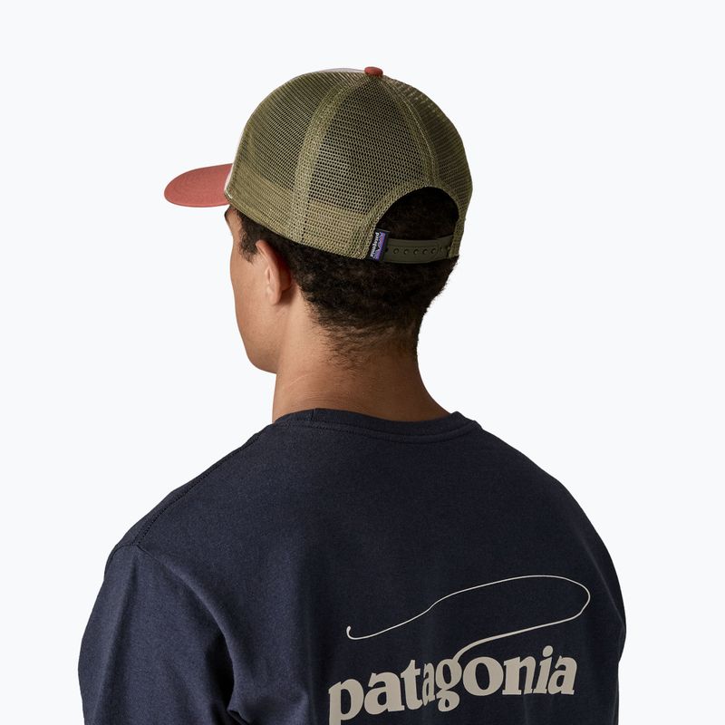 Kepurė su snapeliu Patagonia P-6 Logo LoPro Trucker birch white 3