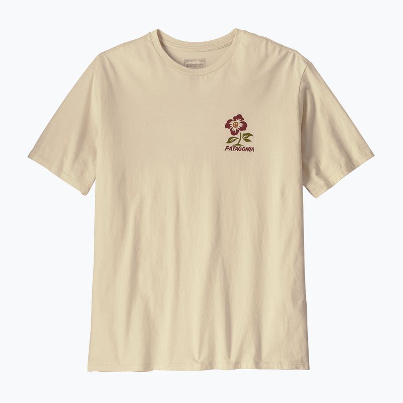Vyriški marškinėliai Patagonia Balance Organic peace seeds / undyed natural 3