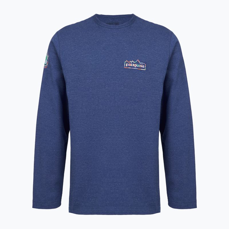 Vyriškas džemperis Patagonia Lightweight Unity Fitz Wildrise Crew clement blue