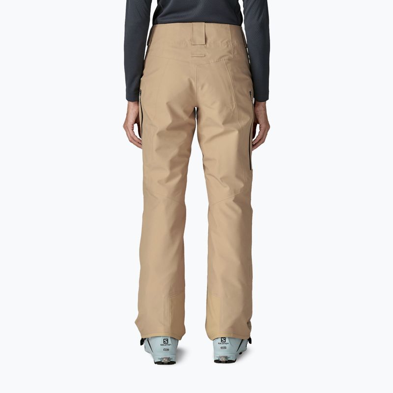 Moteriškos slidinėjimo kelnės Patagonia Insulated Powder Town oar tan 2