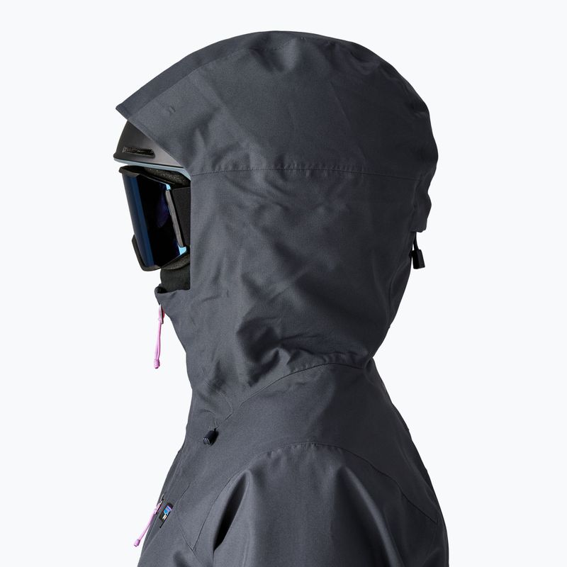 Moteriška lietaus striukė Patagonia Insulated Powder Town smolder blue w / orange peel 4