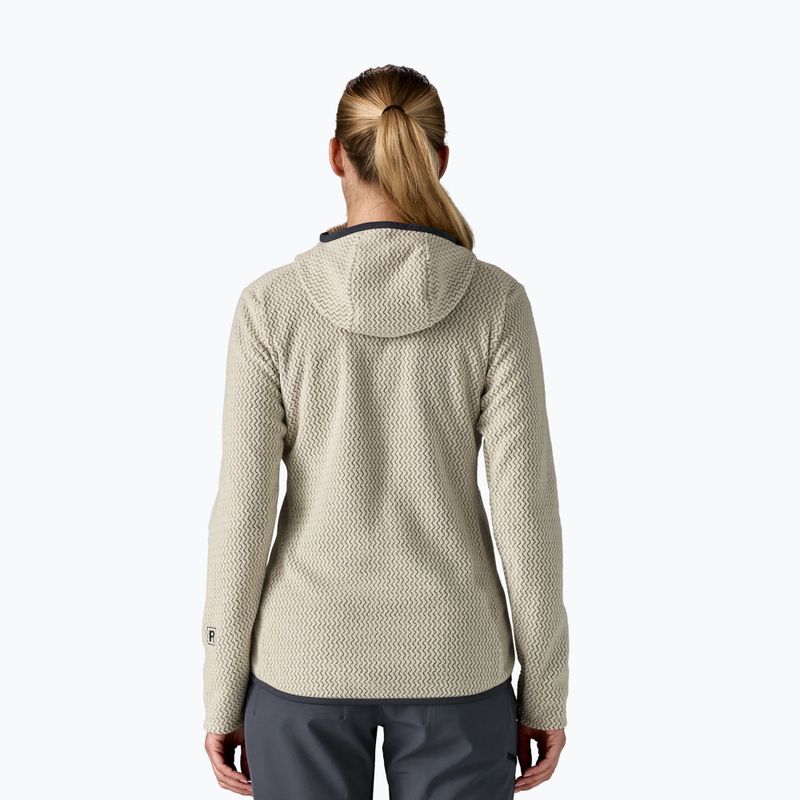 Moteriškas fliso džemperis Patagonia R1 Air Full-Zip Hoody wool white 2