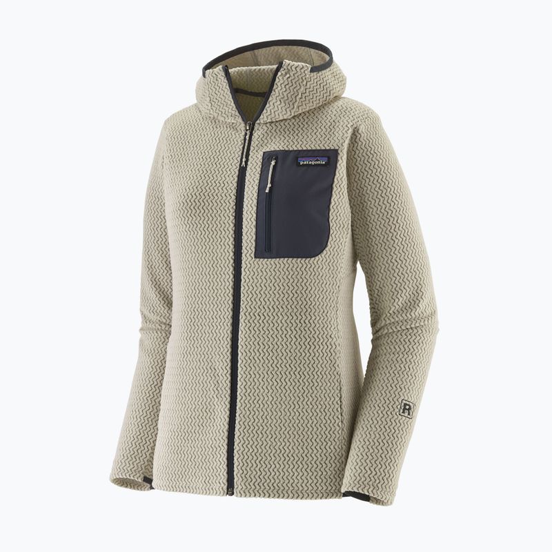 Moteriškas fliso džemperis Patagonia R1 Air Full-Zip Hoody wool white 5