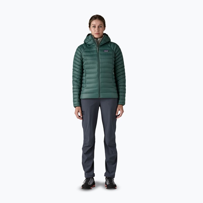 Moteriška pūsta striukė Patagonia Down Sweater Hoody cascade green 2