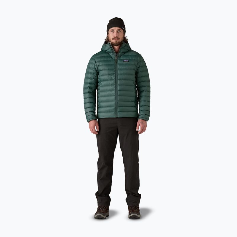 Vyriška pūsta striukė Patagonia Down Sweater Hoody cascade green 2