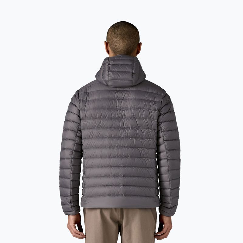 Vyriška pūsta striukė Patagonia Down Sweater Hoody forge grey w/forge grey 3