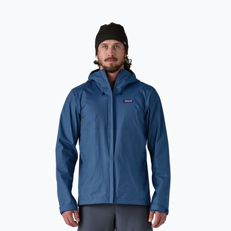 Vyriška lietaus striukė Patagonia Torrentshell 3L Rain clement blue