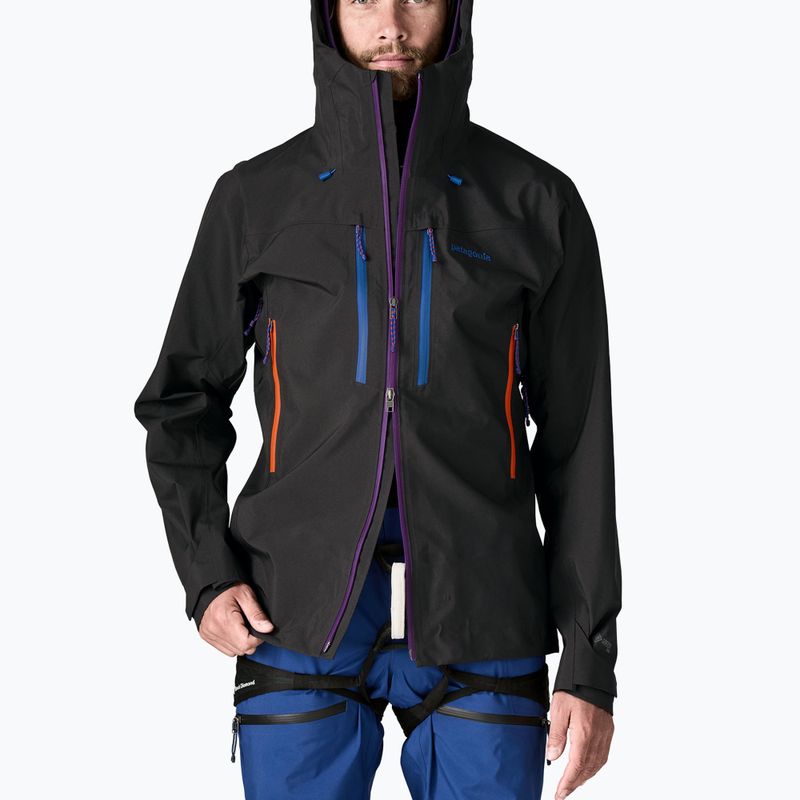 Vyriška lietaus striukė Patagonia Pluma Pro black 4