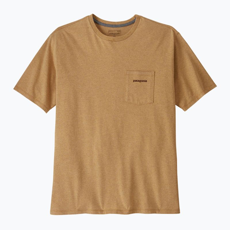 Vyriški marškinėliai Patagonia Boardshort Logo Pocket Responsibili talon gold 4
