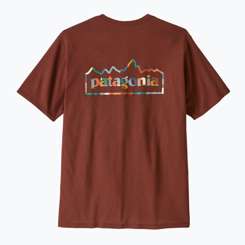 Vyriški marškinėliai Patagonia Unity Fitz Responsibili dried vanilla 2