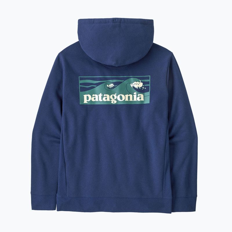 Vyriškas džemperis Patagonia Boardshort Logo Uprisal Hoody clement blue 2