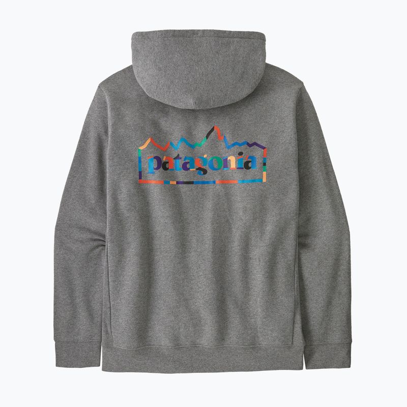Vyriškas džemperis Patagonia Unity Fitz Uprisal Hoody gravel heather 2