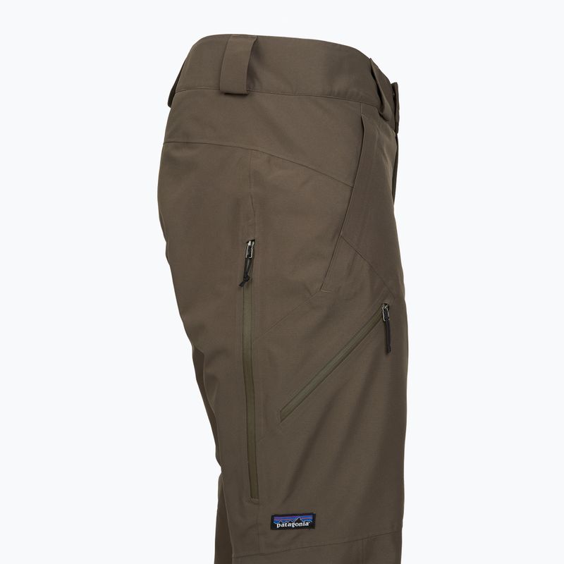 Vyriškos slidinėjimo kelnės Patagonia Insulated Powder Town merlow brown marlow brown 3