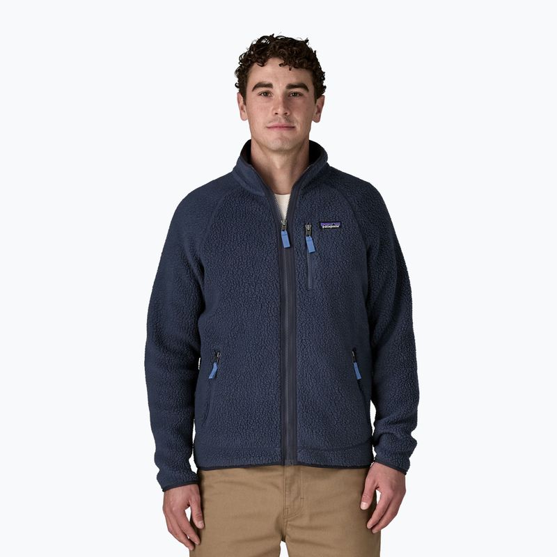 Vyriškas žygių džemperis Patagonia Retro Pile new navy w/sunken blue