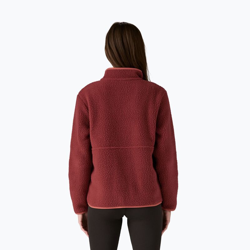 Moteriškas fliso džemperis Patagonia Retro Pile Marsupial sequoia red 2