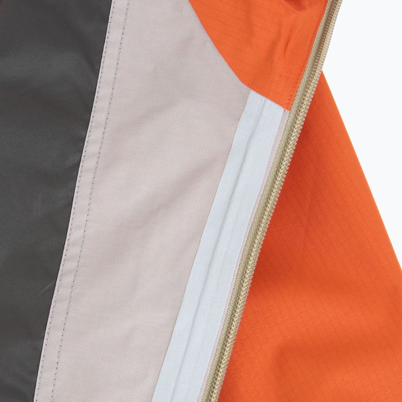 Vyriškas lietpaltis Patagonia Granite Crest Rain coal orange 5