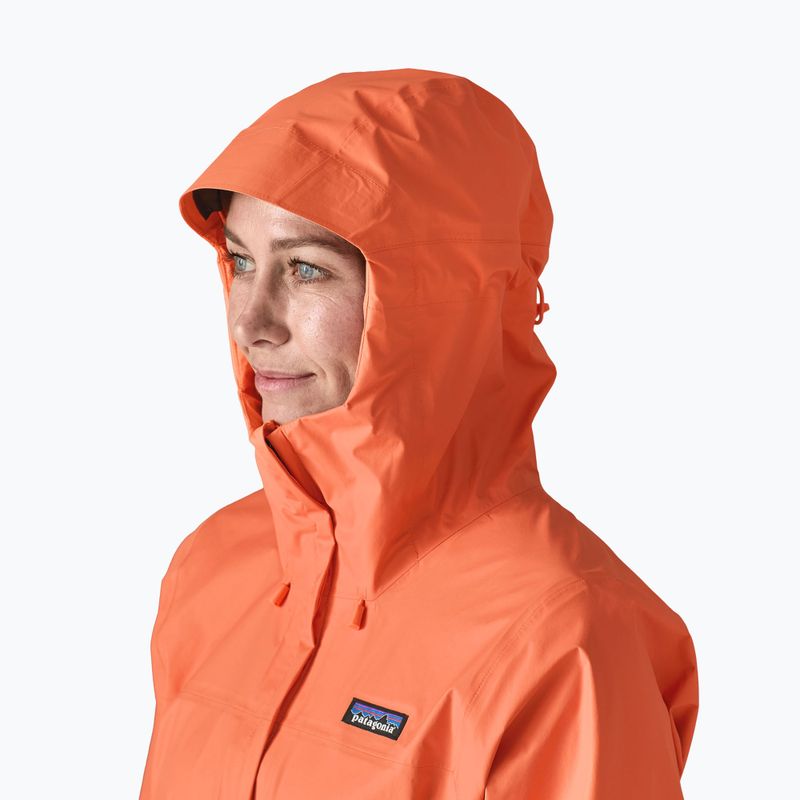 Moteriškas lietpaltis Patagonia Torrentshell 3L Rain peach sorbet 5