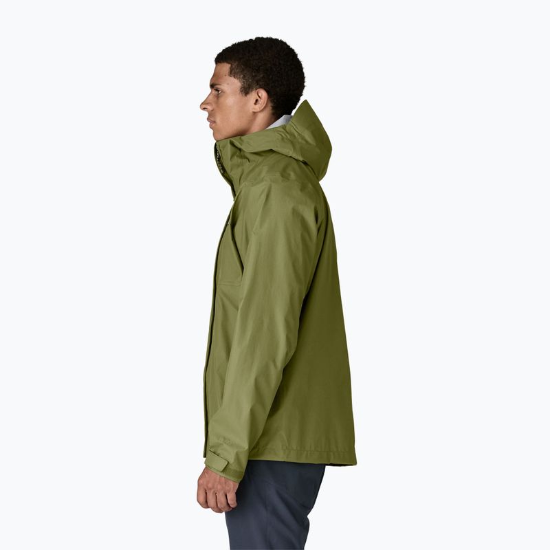 Vyriškas lietpaltis Patagonia Torrentshell 3L Rain caper green 4