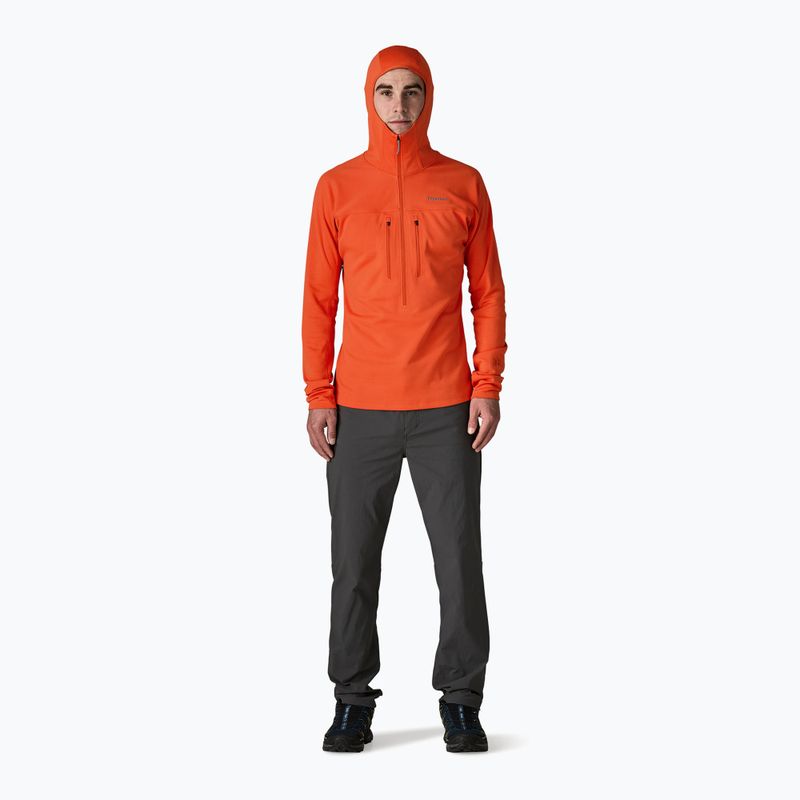 Vyriškas džemperis Patagonia R1 Ultralight Hoody coal orange 2