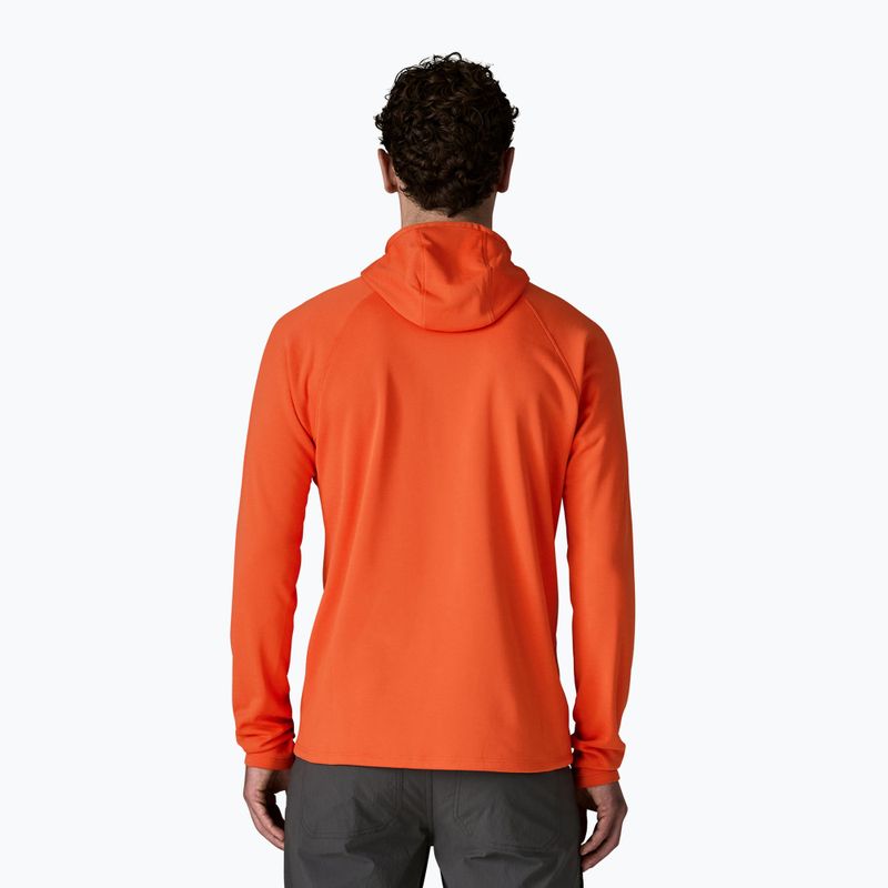 Vyriškas džemperis Patagonia R1 Ultralight Hoody coal orange 3