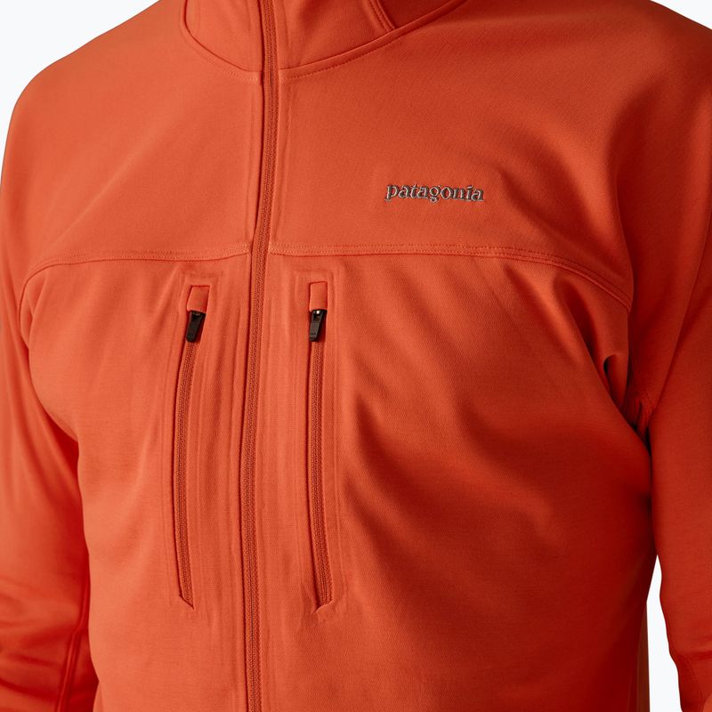 Vyriškas džemperis Patagonia R1 Ultralight Hoody coal orange 7