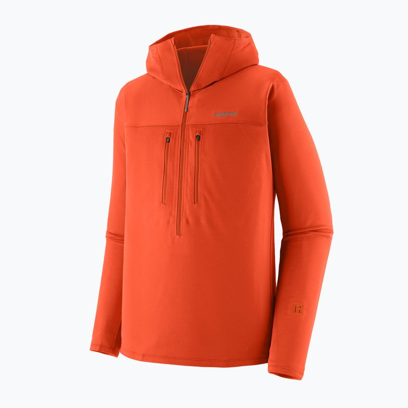 Vyriškas džemperis Patagonia R1 Ultralight Hoody coal orange 10