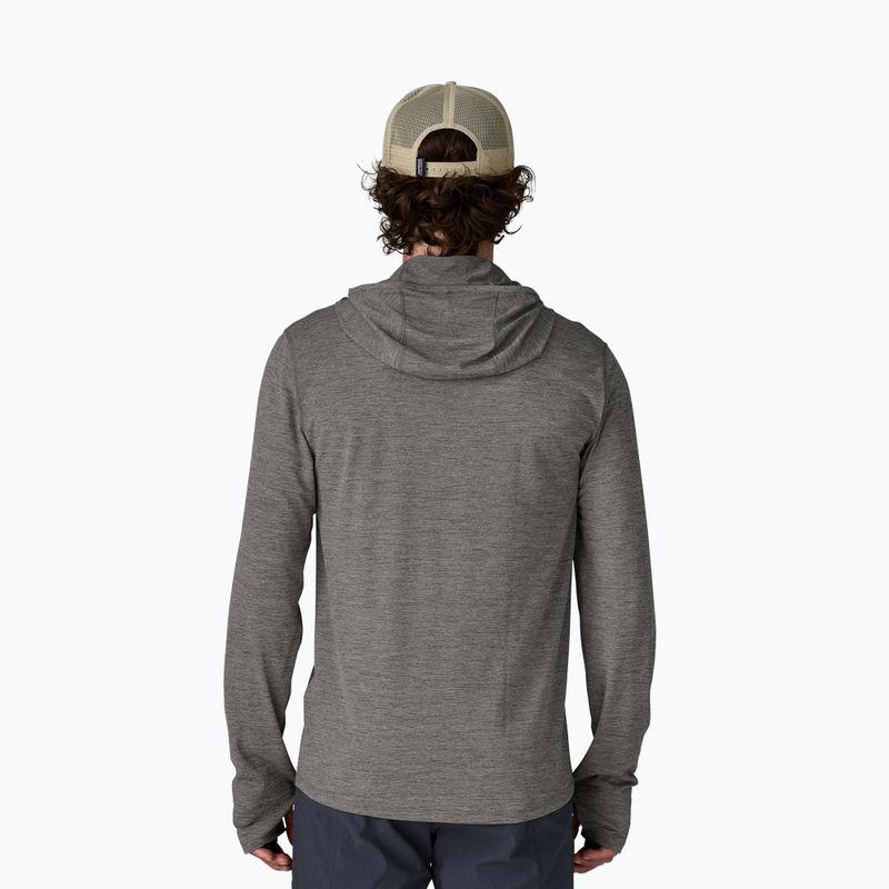 Vyriškas džemperis Patagonia Capilene Cool Sun Hoody forge grey/noble grey x-dye 3