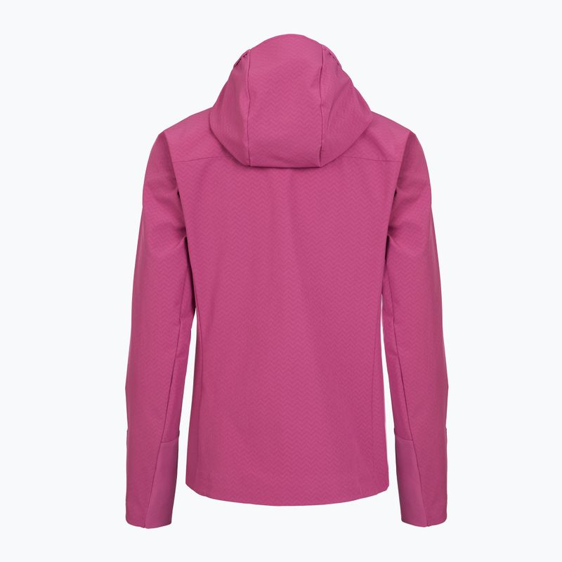 Moteriška softshell striukė Patagonia R1 CrossStrata Hoody faded magenta 2