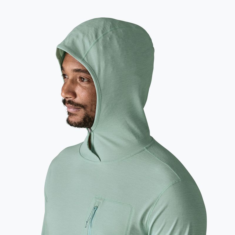 Vyriškas džemperis Patagonia Capilene Cool Sun Hoody thermal blue/thin ice x-dye 5