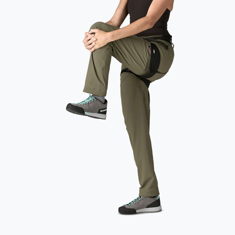 Moteriškos žygio kelnės Patagonia Free Wall basin green 5