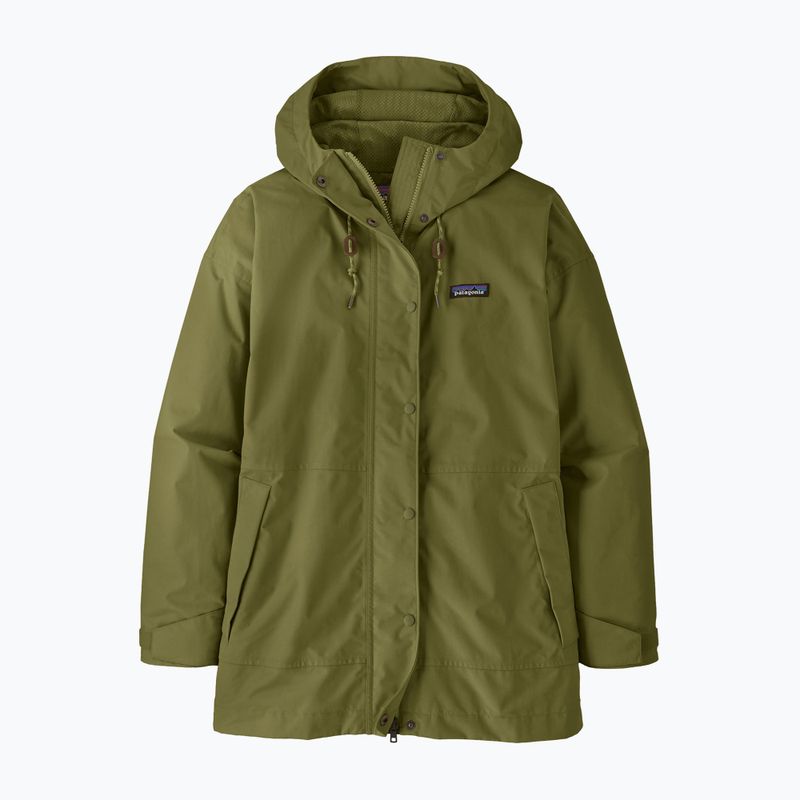 Moteriškas lietpaltis Patagonia Outdoor Everyday Rain caper green 6