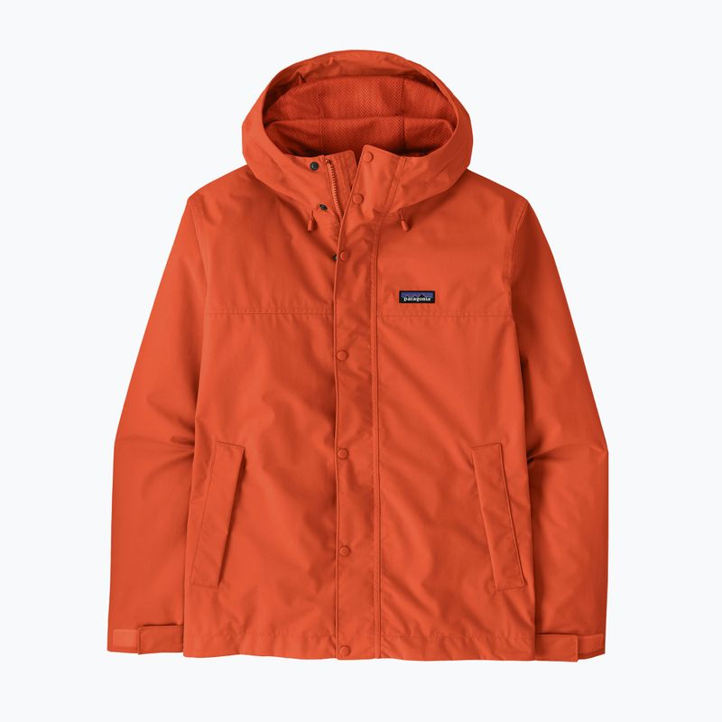 Vyriškas lietpaltis Patagonia Outdoor Everyday Rain coal orange 6