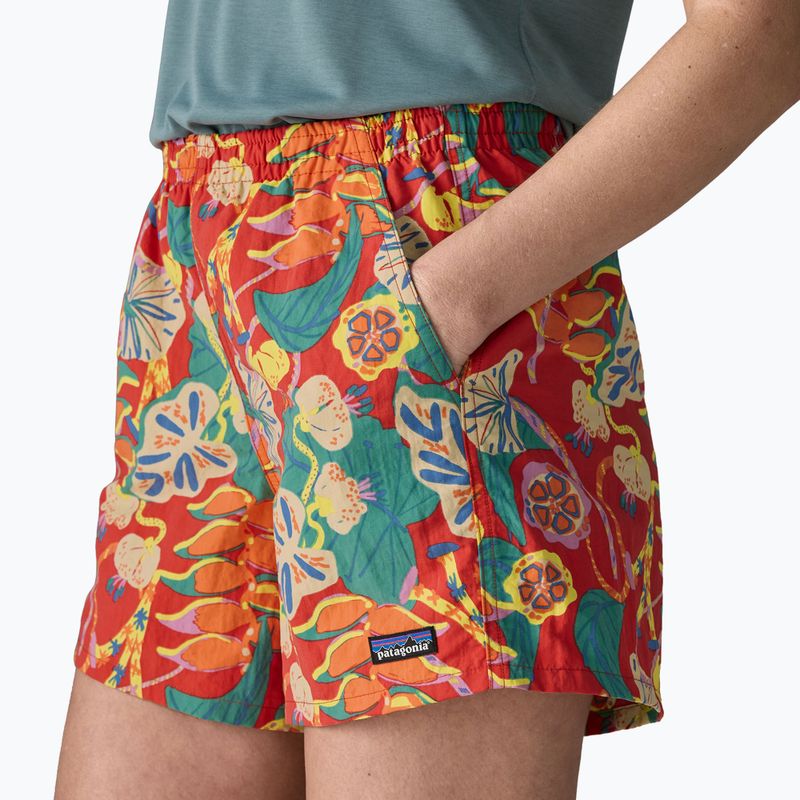 Moteriški šortai Patagonia Baggies 5" tropiclimb/hot ember 4