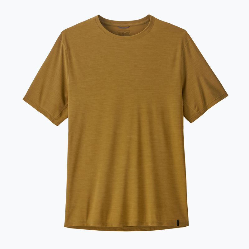 Vyriški marškinėliai Patagonia Capilene Cool Ultra bobcat brown/light bobcat brown x-dye 3