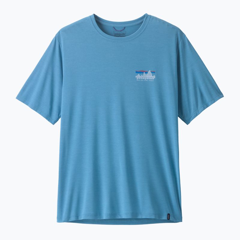 Vyriški marškinėliai Patagonia Capilene Cool Daily - '73 Skyline shore blue/light shore blue x-dye 6