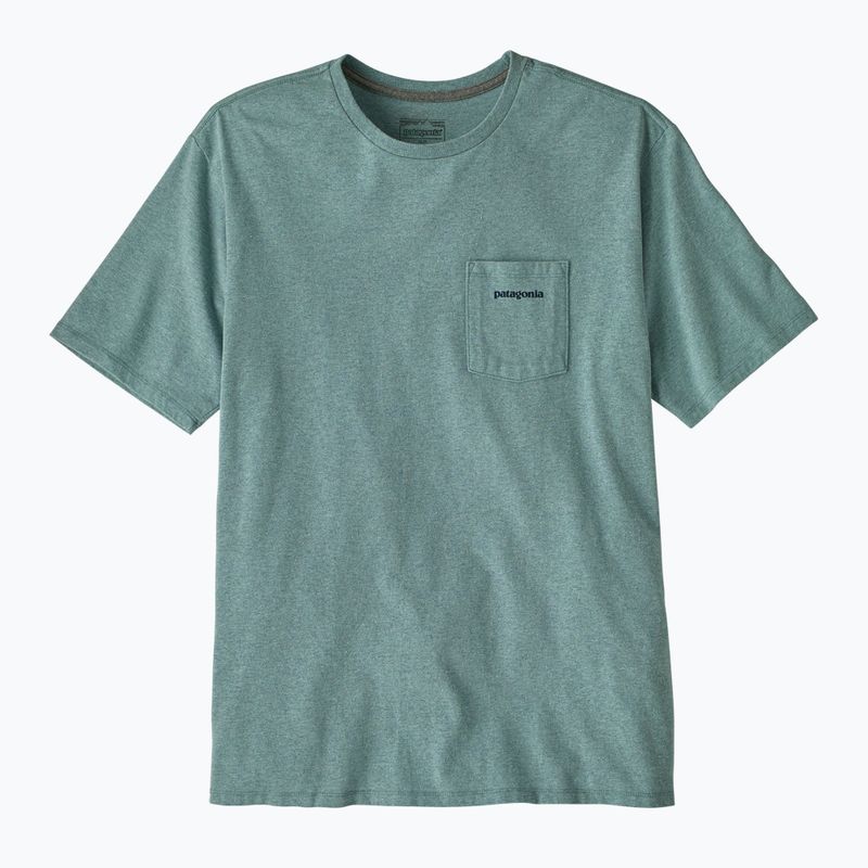 Vyriški marškinėliai Patagonia Boardshort Logo Pocket Responsibili blue sage 2