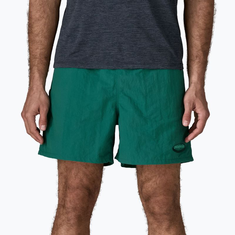 Vyriški šortai Patagonia Baggies 5" 95 oval logo/gem green 4