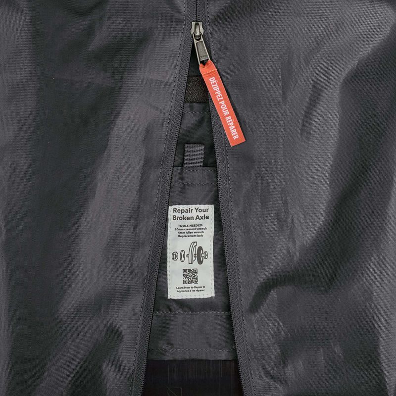 Kelionins krepšys Patagonia Black Hole Wheeled Duffel 40 l smolder blue/amanita red 3