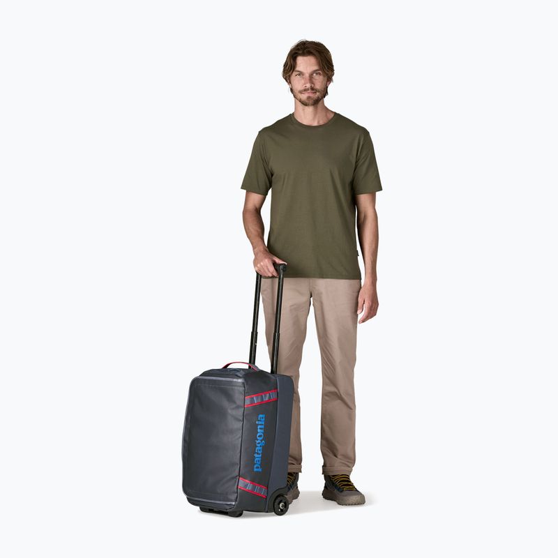Kelionins krepšys Patagonia Black Hole Wheeled Duffel 40 l smolder blue/amanita red 4