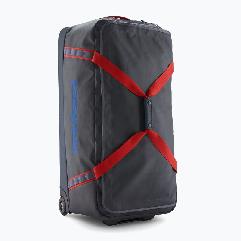 Kelionins krepšys Patagonia Black Hole Wheeled Duffel 100 l smolder blue/amanita red