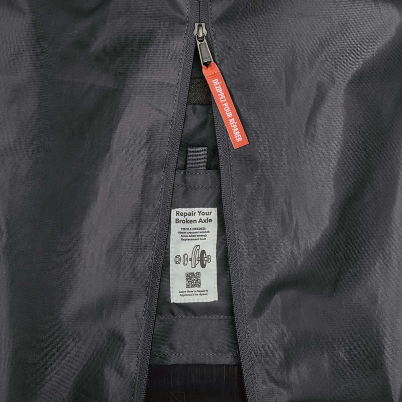 Kelionins krepšys Patagonia Black Hole Wheeled Duffel 70 l smolder blue/amanita red 4