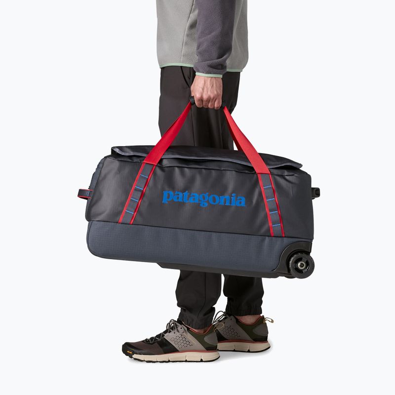 Kelionins krepšys Patagonia Black Hole Wheeled Duffel 70 l smolder blue/amanita red 6