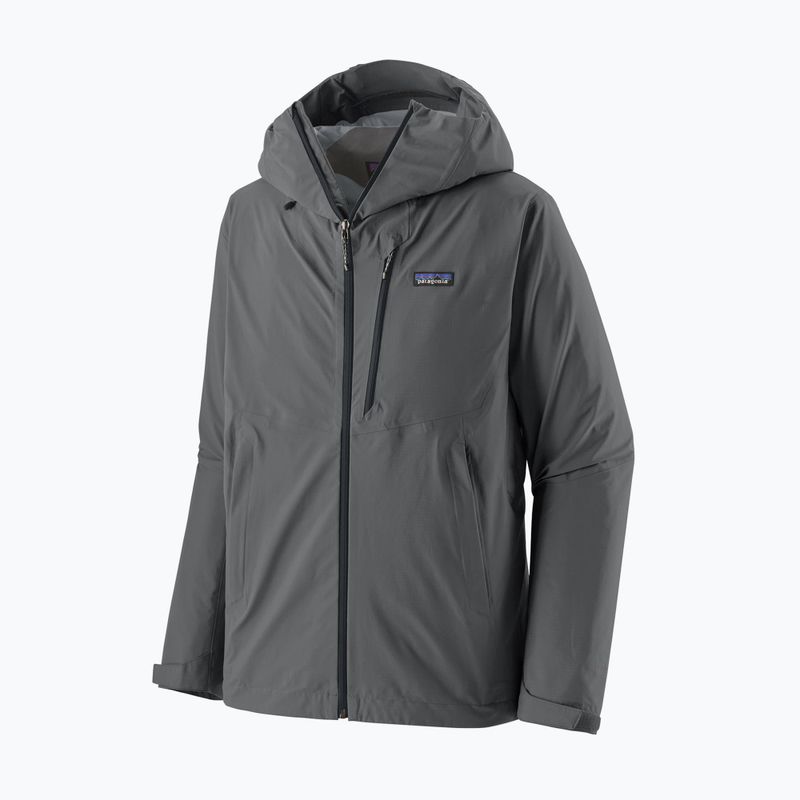 Vyriška lietpaltė Patagonia Granite Crest Rain forge grey w/black 4